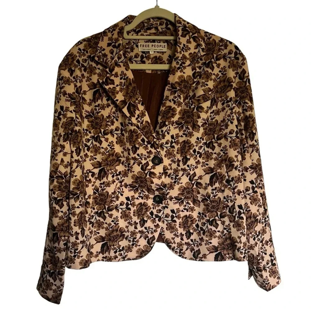 Free People Cali Floral Blazer Size XS‎
